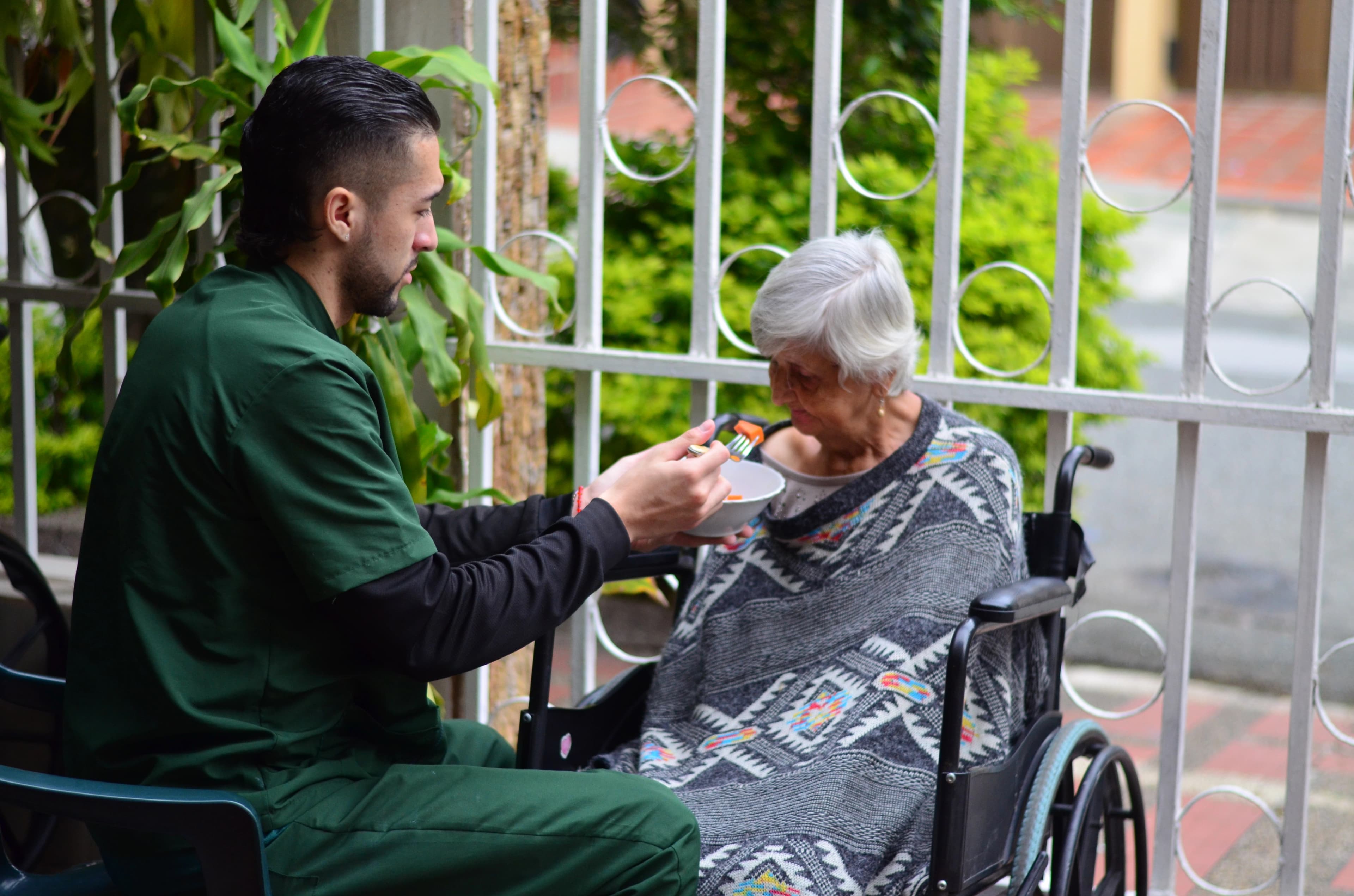 Instalaciones actuales del hogar geriátrico Jóvenes del Ayer en Medellín